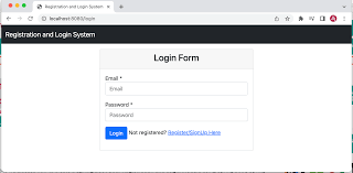 spring boot user registration and login