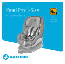 User Manual Maxi Cosi Pearl Pro 2 I