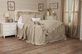 provincial linen natural bedspread