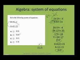 Solve System Of Equations Pert Question