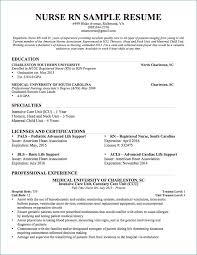 Registered Nurse Resume Sample Awesome Registered Nurse Professional