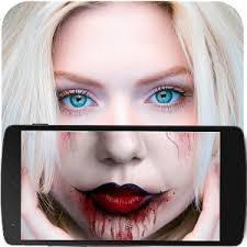 halloween zombie makeup camera effect