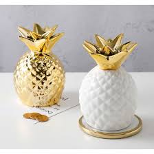 qoo10 modern ceramic pineapple decor
