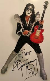 ace frehley signed photo kiss