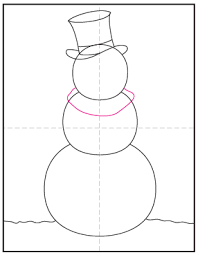 A #snow #zombie having a. How To Draw A Snowman Art Projects For Kids