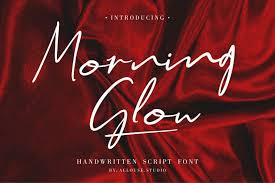 If you don't want to go through the builder, you can always follow our tutorial to add them to your site another way. Morning Glow Script Font Befonts Com
