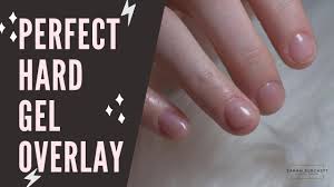 the perfect natural hard gel overlay