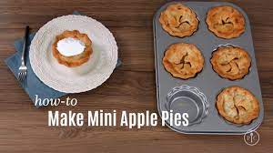 mini apple pies pered chef