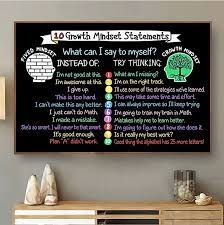10 Growth Mindset Statements What Can