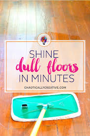 shine dull floors in minutes