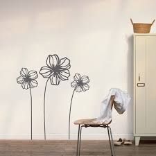 Flower Decal Wall Vinyl Wall Decal Wall