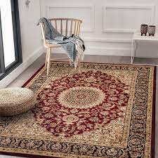 traditional oriental medallion area rug