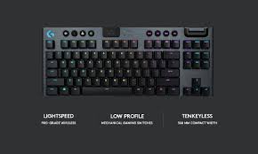 Everything from the primary keys to the macro buttons to the media controls looks and feels great. Product Logitech G915 Tkl Tenkeyless Lightspeed Wireless Rgb Mechanical Gaming Keyboard Keyboard Black