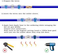 Black electrical tape •the waterproof. Waterproof Heat Shrink Wire Splice Connectors Good Or Gimmick