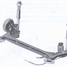 typical torsion beam rear suspension 2
