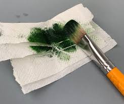 how to clean oil painting brushes