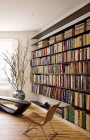 54 Modern Home Library Designs That
