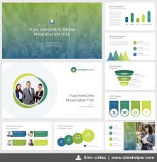 Classy Business Presentation Template With Clean Elegant Ppt Slide