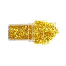 pme edible gold glitter flakes