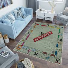 monopoly board game rug monopoly rug