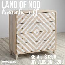 288 diy land of nod dresser knock off