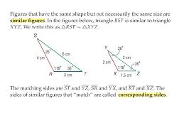 These questions can be answered by just looking at the figures (see fig. Are Similar Figures Congruent
