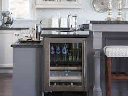 kitchen islands with beverage coolers