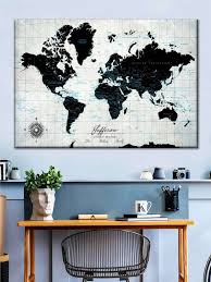 World Map Wall Art Buy World Map Wall