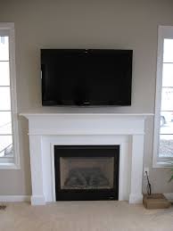 Tv Above Fireplace Home Theater
