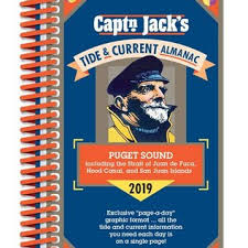 Captn Jacks Tide Current Almanac Puget Sound 2019