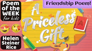 a less gift friendship poem of