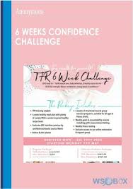 With this approach, you focus on a single strategy for a day before moving on to the next. 6 Weeks Confidence Challenge Ebokly