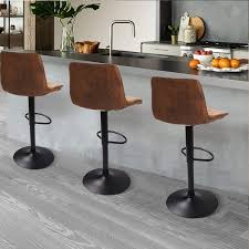 2x industrial vine tall bar stools