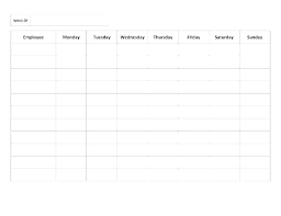 Online Daily Schedule Maker Class Template Free For