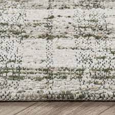 kosas home perth wool blend area rug color green natural size 8 x 10