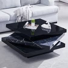 Triplo Square Rotating Coffee Table In