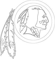 Continuously from 1961 through 1978, the redskins wore gold pants with both the burgundy and white jerseys, although details of the jerseys and pants changed a few times during this period. Washington Redskins Logo Coloring Page Free Coloring Pages