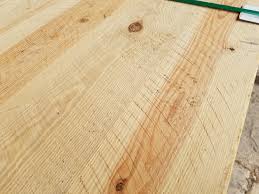 circle sawn rough face pine flooring