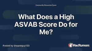 In the majority of cases, once you are in the military your asvab score remains valid throughout your time in the military. What Does A High Asvab Score Do For Me Macrumors Forums