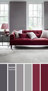 berry and grey living room color scheme