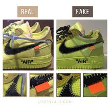 A part of the ghosting series, this pair comes in a clean white and sail colorway. How To Spot Real Vs Fake Off White Nike Air Force 1 Low Nike Volt Legitgrails