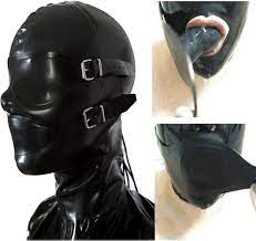 Amazon.com: MFMYEE 100% Latex Mask Rubber SM Fetish Dildo Penis Plug  Bondage Mask Role Play Mask (S) : Health & Household