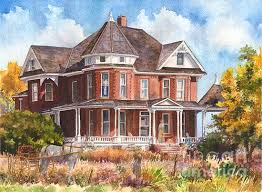 370 Paintings Of Victorian Houses Ideas