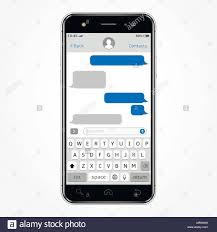 Not everyone in an organization speaks or writes the same way. Smartphone With Blank Text Message Bubbles And Keyboard Vector Template Messaging And Texting Use Smart Mobile Phone Illustration Stock Vector Image Art Alamy