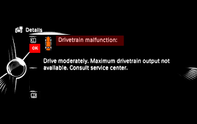 Bmw Drivetrain Malfunction Drive Moderately Problem