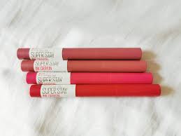 maybelline superstay ink crayon review