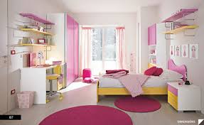 bright feminine bedroom interior