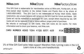 The first option is to visit a store in person and ask an associate to check the balance for you. Gift Card Red Nike United States Of America Nike Col Us Nike 130
