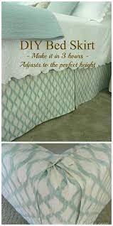 Diy Bed Skirt That You Adjust To The