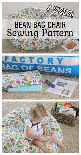 free bean bag chair sewing pattern 2